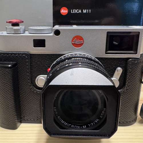 Leica M11 銀色 Silver (保養至26/09) + 35mm APO Summicron + 75mm Summilux f1.4 ...