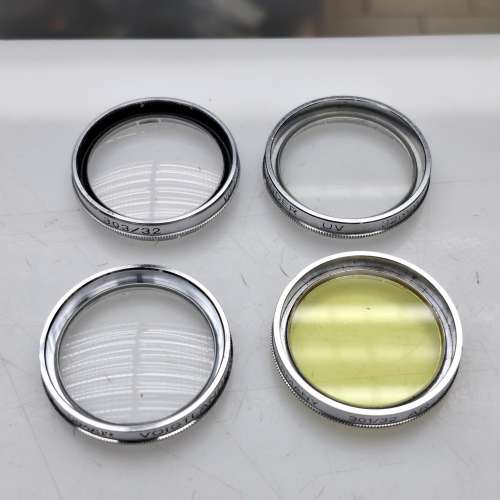VOIGTLANDER 32MM YELLOW UV MACRO FILTER SET $200&times;4