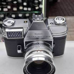 KODAK RETINA REFLEX lll + SCHNEIDER XENON 50MM F1.9 DKL MOUNT 全正常