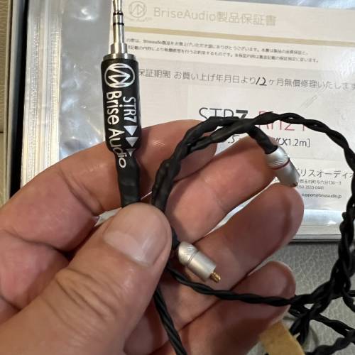 絕版brise audio STR7-Rh2+ 3.5mm MMCX 1.2m