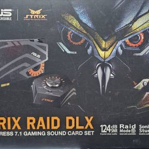 Asus Strix Raid Dlx Pci Express 7.I Gaming Sound Card Set