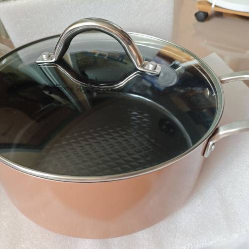 全新Copper Chef,玫瑰金易潔煲