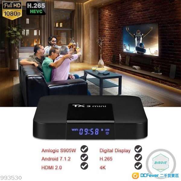 Tx-3 Mini Android Box 2+16 HK Space