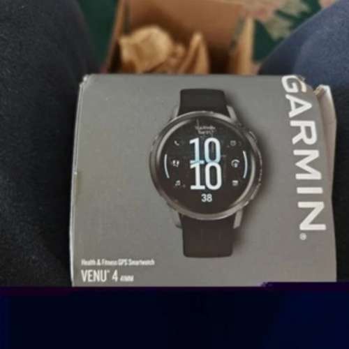 Garmin Venu 4 GPS Health & Fitness Smartwatch with Built-in Speaker and LED Flas