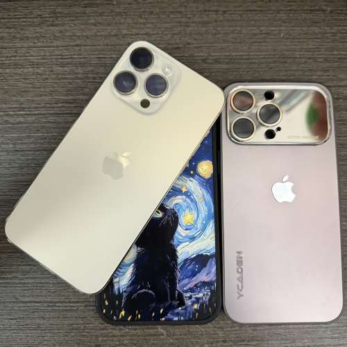 iPhone 14pro max256gb 港行雙卡極新，套有貼，所有功能正常！不議價！