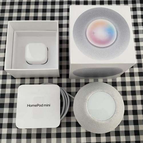 Apple HomePod Mini 白色 行貨 99%新 只開盒檢查和試用 專門店買入$788 全套盒齊所...