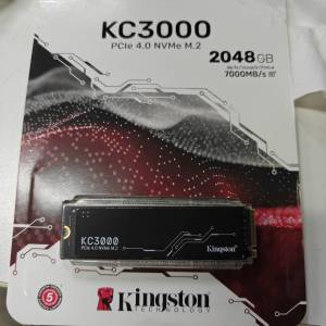 Kingston KC3000 2TB PCIe 4.0 x4 NVMe M.2 2280 SSD (SKC3000D/2048G)
