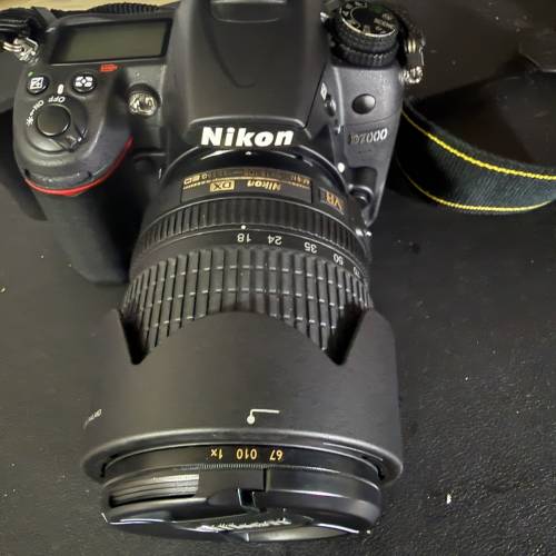 90%新Nikon D7000 相機連18-105鏡頭（私保三天）（包一電一充）
