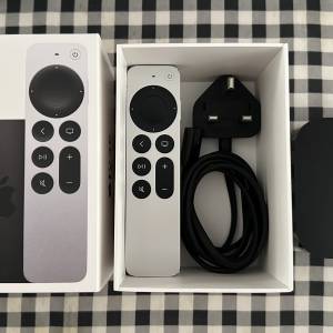 新款 Apple TV Series 4K 第3代 機頂盒 64G記憶體 行貨 95%新 操作和功能全正常 已...