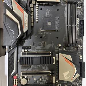 Gigabyte X470 AORUS GAMING 5 WIFI 有RGB  ATX主板 有盒齊所有配件