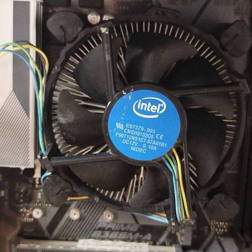 ASUS Prime B365-M A (M-ATX) + Intel I5-8500 + 原廠風扇