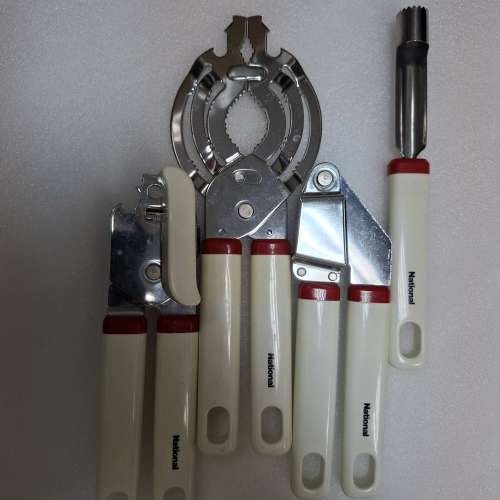 National 樂聲牌 開罐頭器 削皮器 開瓶器  can opener peeler bottle opener