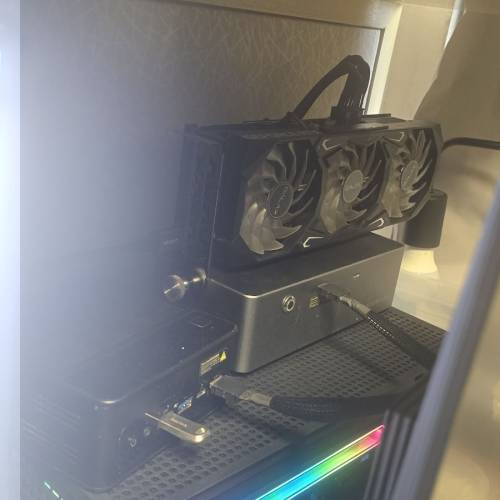 3080 mimi pc + ag02 + 32gb ddr5 + 2tb