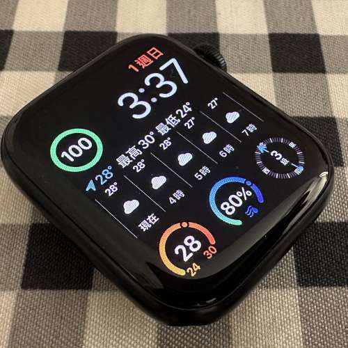 Apple Watch SE 2 44mm 鋼琴黑色 行貨 95%新 電池健康度94% 非常少用和新淨 操作和...