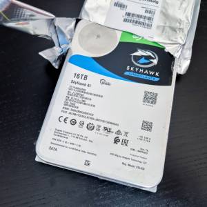 Seagate Skyhawk AI 16TB 3.5" HDD Harddrive 硬碟 有0.1%壞軌但可以使用