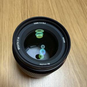 星曜 Brightin Star 50mm f1.4, X mount.