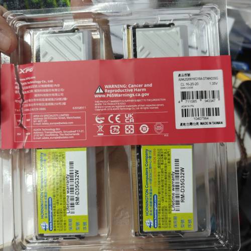 ADATA XPG Spectrix D35G DDR4 3200 RGB 32GB Kit (2x 16GB)