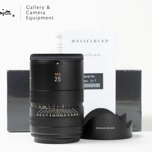 || Hasselblad XCD 25mm F2.5 V Lens, Like new with full packing (SC: 5x) ||