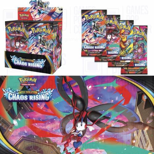(接受預訂) PTCG🇱🇷ENG - ME04 Chaos Rising - Booster (1盒36包) , Elite Traine...