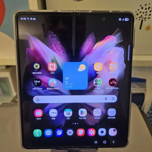 二手Samsung Zfold 3 瑕疵完美的士司機工作機