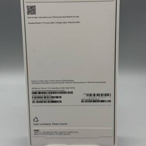 Apple iphone 17 Pro 512GB Hong Kong Version