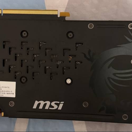 MSI GTX 1080 Gaming X 8GB GPU NVIDIA DISPLAY CARD