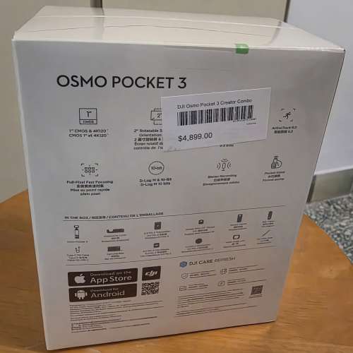 DJI Pocket 3 creator combo edition 全新