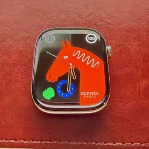 仅 GPS Apple Watch Series 10 46 毫米金色钛黑色运动型表带 MWYY3LW/A