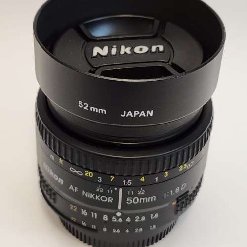Nikon AF Nikkor 50mm f/1.8D 100% 全新