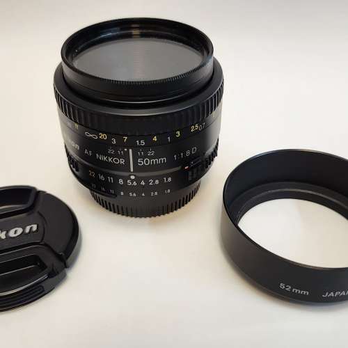 Nikon AF Nikkor 50mm f/1.8D 100% 全新
