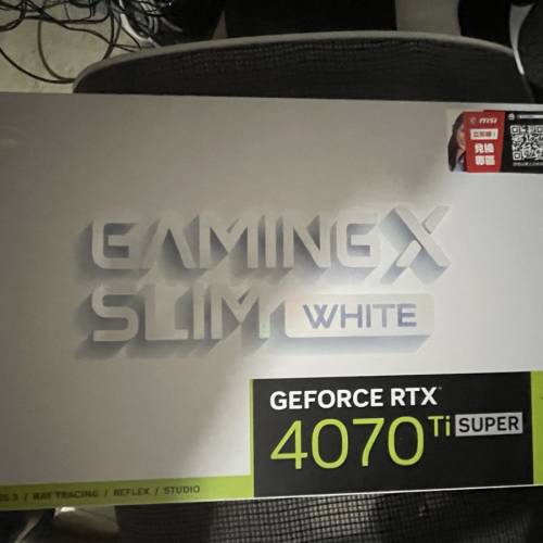 MSI GeForce RTX 4070 Ti SUPER GAMING X SLIM WHITE 顯示卡