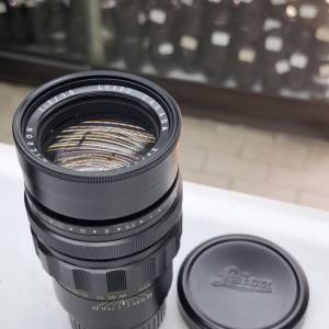 LEITZ CANADA 90MM F2 BLACK M MOUNT 95% NEW