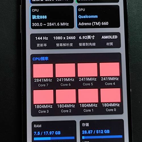 聯想 Lenovo Legion Phone Dual 2 L70081 白色 18+512GB