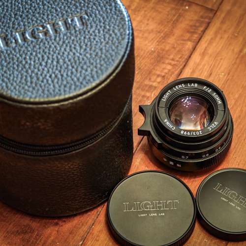 Light Lens Lab F/2 50mm V2LC 鏡頭 black paint elcan leica m mount