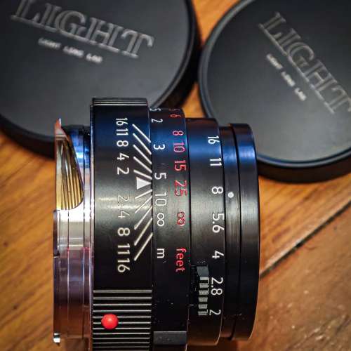 Light Lens Lab F/2 50mm V2LC 鏡頭 black paint elcan leica m mount
