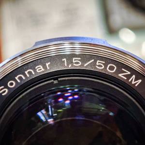 日版 蔡司 C Sonnar 1.5/50 ZM 鏡頭