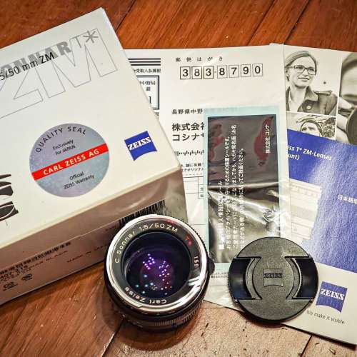 日版 蔡司 C Sonnar 1.5/50 ZM 鏡頭