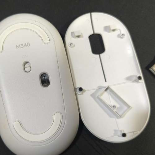 Logitech 羅技 M340 無線滑鼠 USB 接收器和靜音點擊