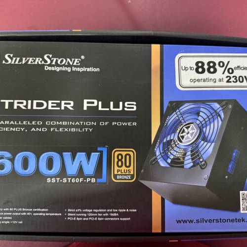 SILVER STONE STRIDER &bull; PLUS 600W(未用過過咗保養私保三天）