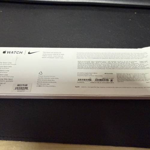 Apple Watch 46mm Black/Blue Nike Spart Loop（Apple Watch 46 mm錶帶（未帶過只拆...