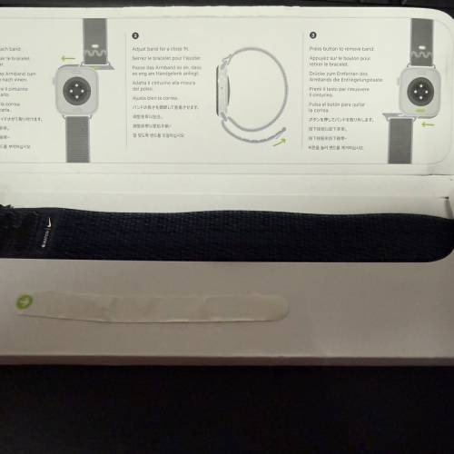 Apple Watch 46mm Black/Blue Nike Spart Loop（Apple Watch 46 mm錶帶（未帶過只拆...