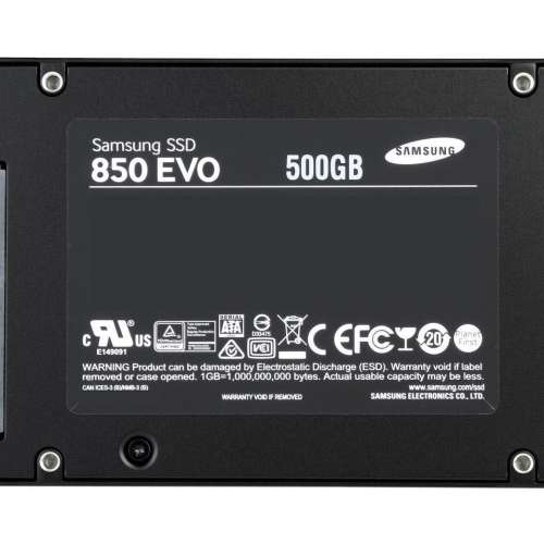 Samsung 850 Evo SATA III 500GB Solid State Drive MZ-75E500BW