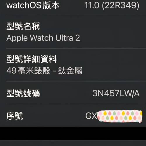 Apple Watch ultra 2【新淨】100%電，淨機。