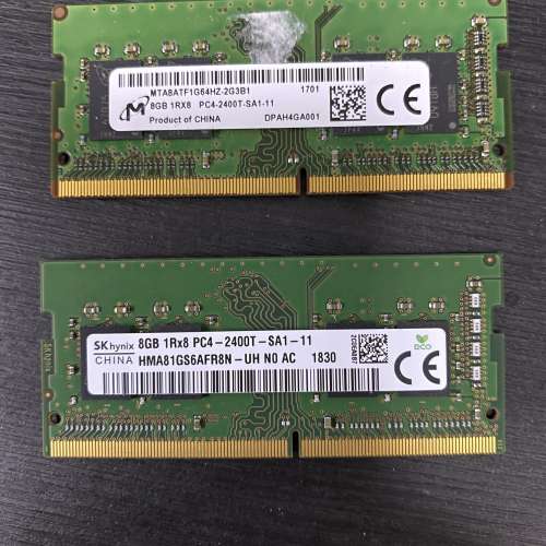 Notebook ram有ddr4 ddr3