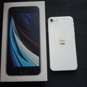 Apple iPhone SE (2nd Gen) 128GB 香港行貨 白色*** 送 全新 小米無線充電行動電源...