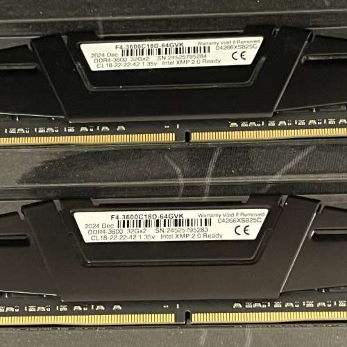 G-skill Trident Z Neo DDR4 RAM 64GB (32GBx2) F4-3600C18D-64GTZN