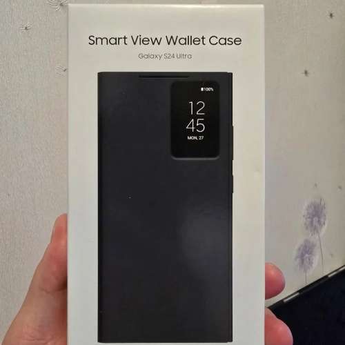 [100% 全新未拆] 三星 S24 Ultra 原廠 Smart View 感應錢包保護殼 | 黑色 | Samsun...