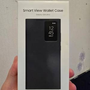 [100% 全新未拆] 三星 S24 Ultra 原廠 Smart View 感應錢包保護殼 | 黑色 | Samsun...