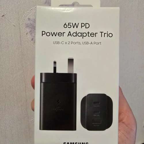 ⚡ [100% 全新未拆] 三星原廠 65W 三輸出火牛 - 一個制位搞掂全家⚡[New] Samsung ...