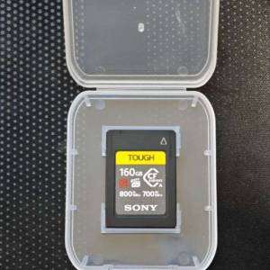 Sony Tough CEA-G Series CFexpress Type A 記憶卡 (CEA-G160T) 新淨,損耗低